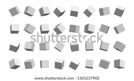 The 3d rendering of Abstract Background islated with white