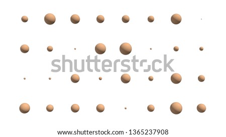 The 3d rendering of Abstract Background islated with white