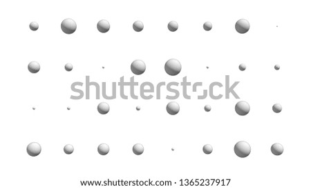 The 3d rendering of Abstract Background islated with white