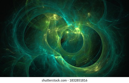 3D rendering abstract fractal background