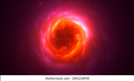 3D rendering abstract fractal light background - Shutterstock ID 1041218935