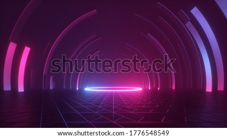 Similar – Image, Stock Photo Brightly illuminated grid structure against a red background