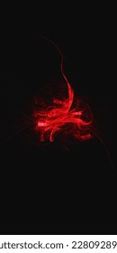 3D rendering abstract multicolor fractal background
