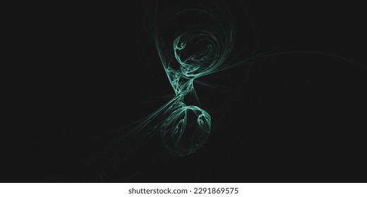 3D rendering abstract multicolor fractal background