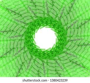 3D rendering abstract shaped objects.
