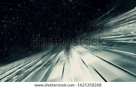 3D rendering of abstract technology concept