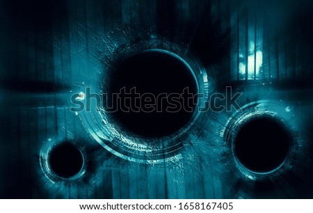 3D rendering of abstract technology concept background