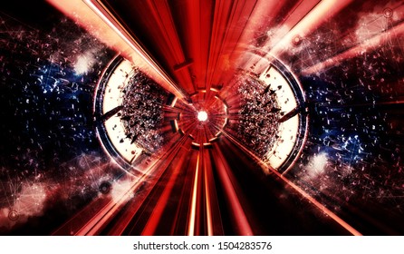3D rendering of abstract technology digital hi tech concept ready for banner background