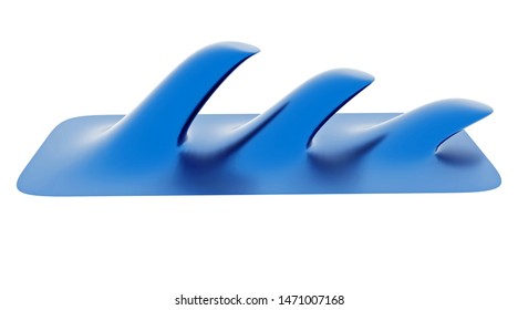 3d Rendering of Abstract waves