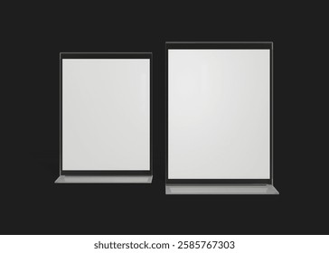 3D Rendering Acrylic Flyer