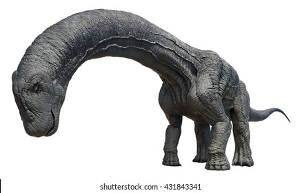 3D Rendering Of Alamosaurus.