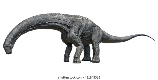 3D Rendering Of Alamosaurus.