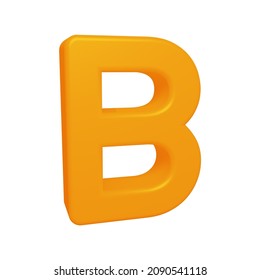 3d Rendering Alphabet Letter B Character Stock Illustration 2090541118 ...