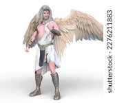 3D rendering of an archangel