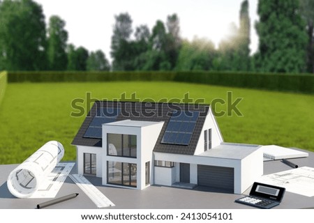 Similar – Image, Stock Photo modern new building