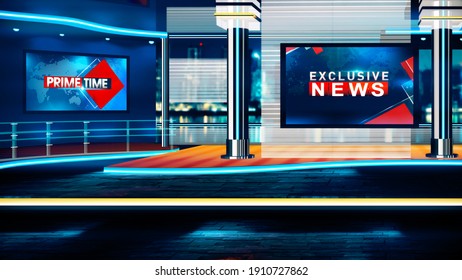 
3D rendering background is perfect for any type of news or information presentation. The background features a stylish and clean layout 