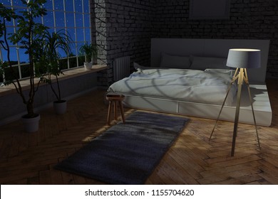 Moonlight Bedroom Images Stock Photos Vectors Shutterstock
