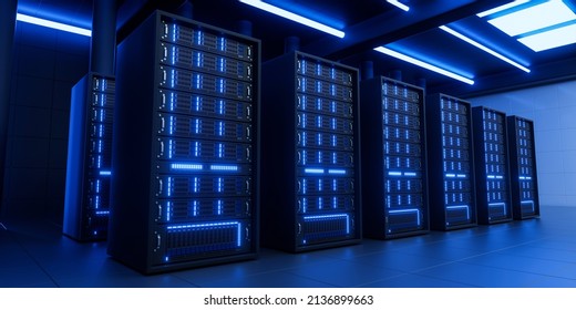3D rendering big data technology background network creative map