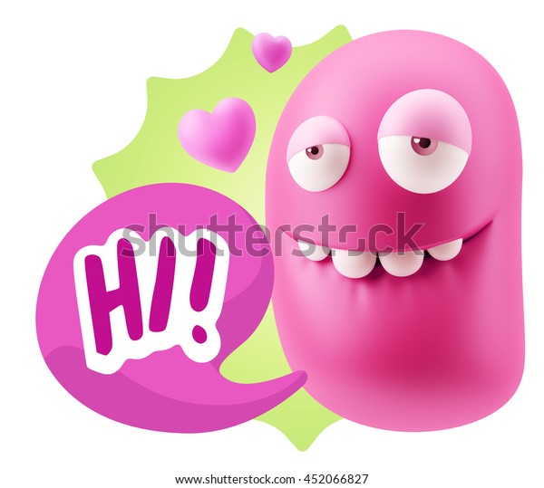 3d Rendering Biting Lip Emoticon Face Stock Illustration 452066827 Shutterstock