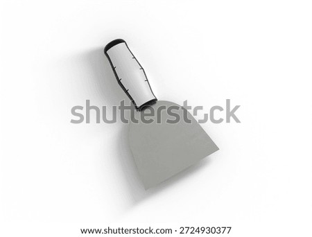 3D Rendering Blade Scraper Tool Mockup