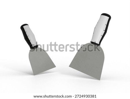 3D Rendering Blade Scraper Tool Mockup