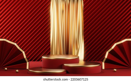 Representación 3D del fondo