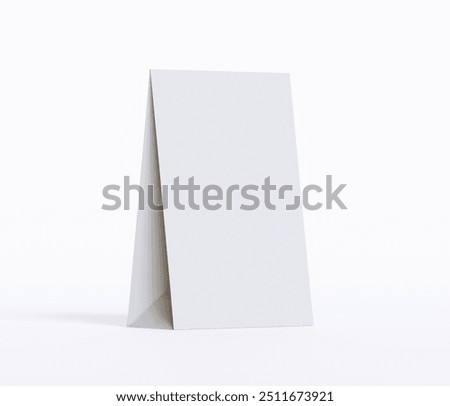 3D rendering Blank realistic isolated pack for take away breakfast or snack icon