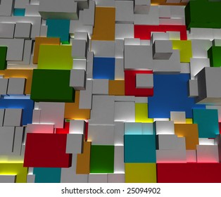 3D Rendering of Blocks