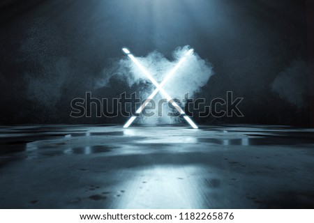 Similar – Image, Stock Photo Puddles in front of a park bench