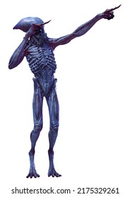 3d Rendering Blue Male Alien Isolated Stock Illustration 2175329261 ...