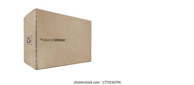 3d rendering box of made in germany.
germany goods.