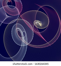 3d Rendering Bright Colours Lines On Stock Illustration 1630264345 ...