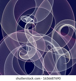 3d Rendering Bright Colours Lines On Stock Illustration 1636687690 ...