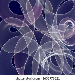 3d Rendering Bright Colours Lines On Stock Illustration 1636978321