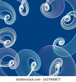 3d Rendering Bright Colours Lines On Stock Illustration 1637400877 ...