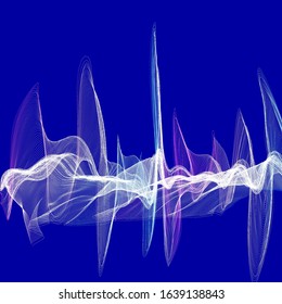 3d Rendering Bright Colours Lines On Stock Illustration 1639138843 ...