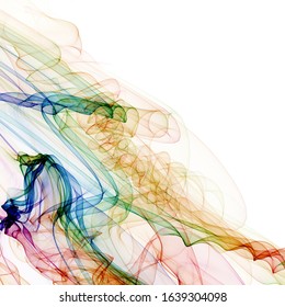 3d Rendering Bright Colours Lines On Stock Illustration 1639304098 ...