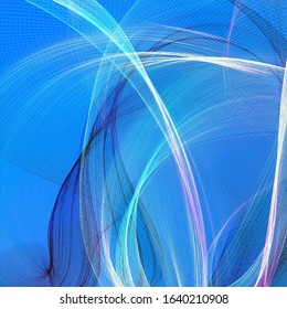 3d Rendering Bright Colours Lines On Stock Illustration 1640210908 ...
