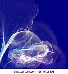 3d Rendering Bright Colours Lines On Stock Illustration 1640716801 ...