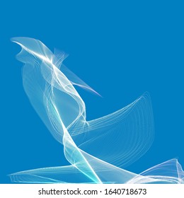 3d Rendering Bright Colours Lines On Stock Illustration 1640718673 ...