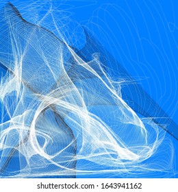 3d Rendering Bright Colours Lines On Stock Illustration 1643941162 ...