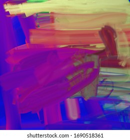 3d Rendering Bright Colours Lines Stock Illustration 1690518361 ...