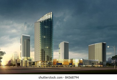 3d Rendering Of The Building