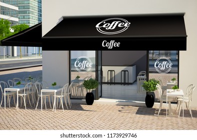 Awning Mockup High Res Stock Images Shutterstock