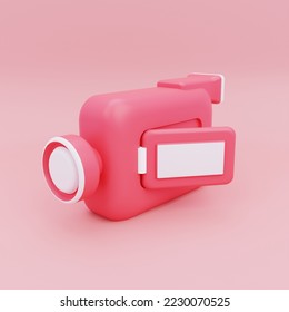 3D rendering of camcorder illustration