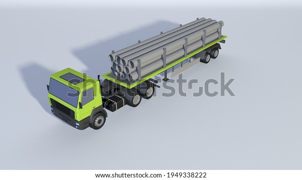 3d rendering cargo
transport truck
