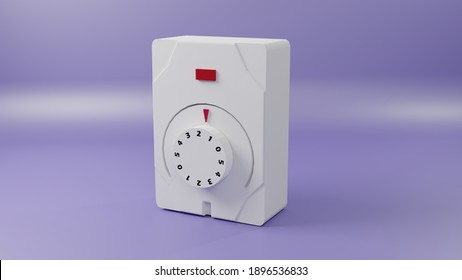 3D RENDERING OF CEILING FAN REGULATOR