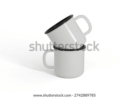 3D Rendering Ceramic Mug Product Mockup