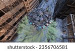 3D rendering of the cities under attack by U.F.O.