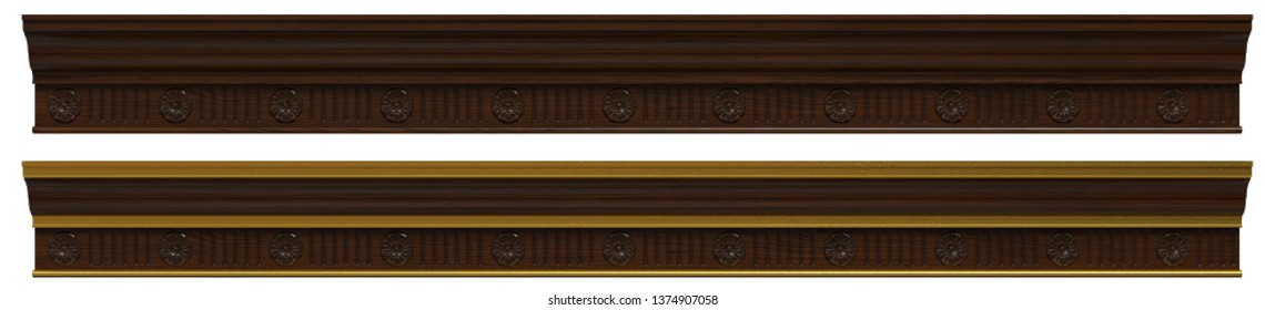 3d rendering of classic wood panels for interiors and backdrops